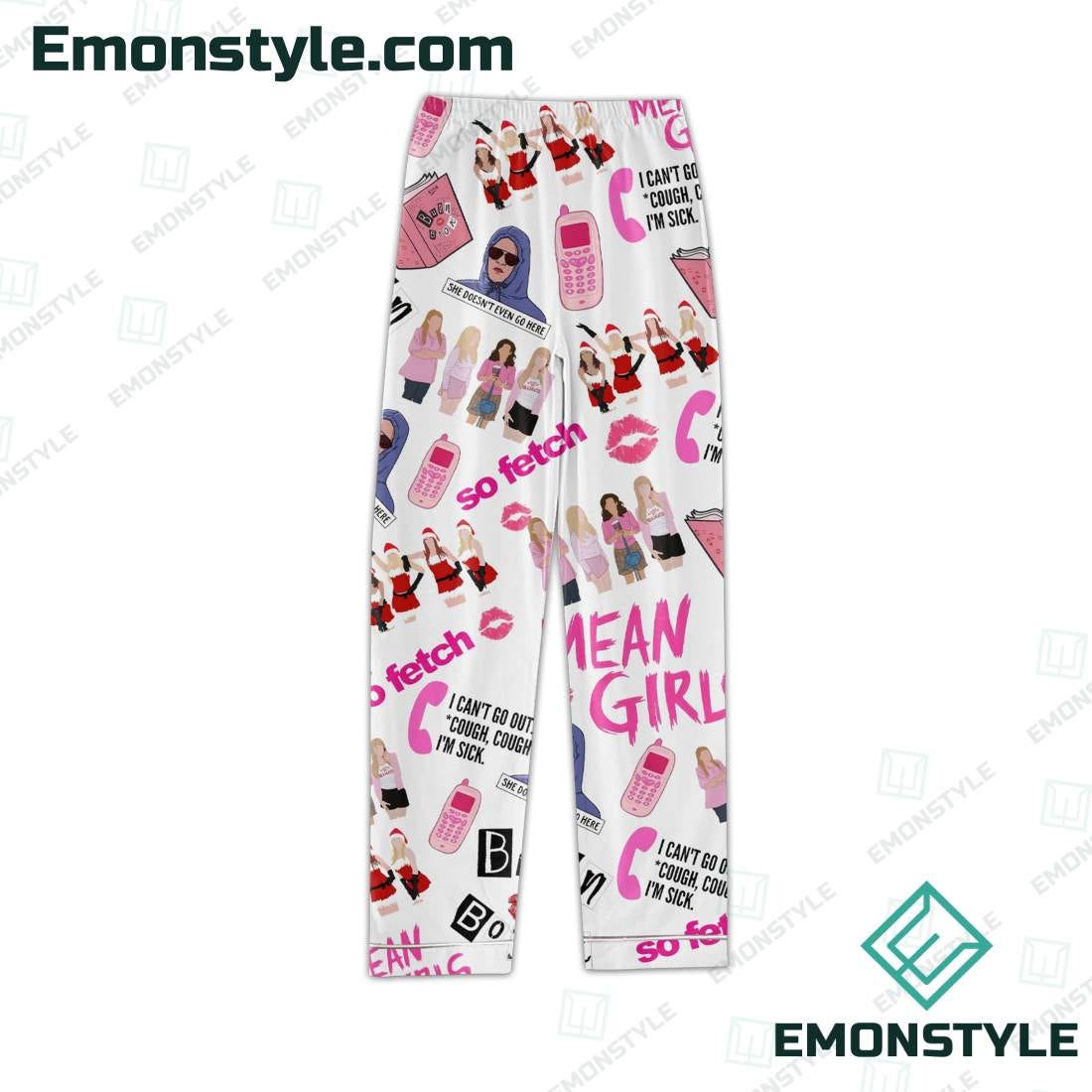 Get Your Beauty Sleep in Style with the 'Mean Girls So Fetch' Pajamas Set  for Men and Women, by Emonstyle Shop