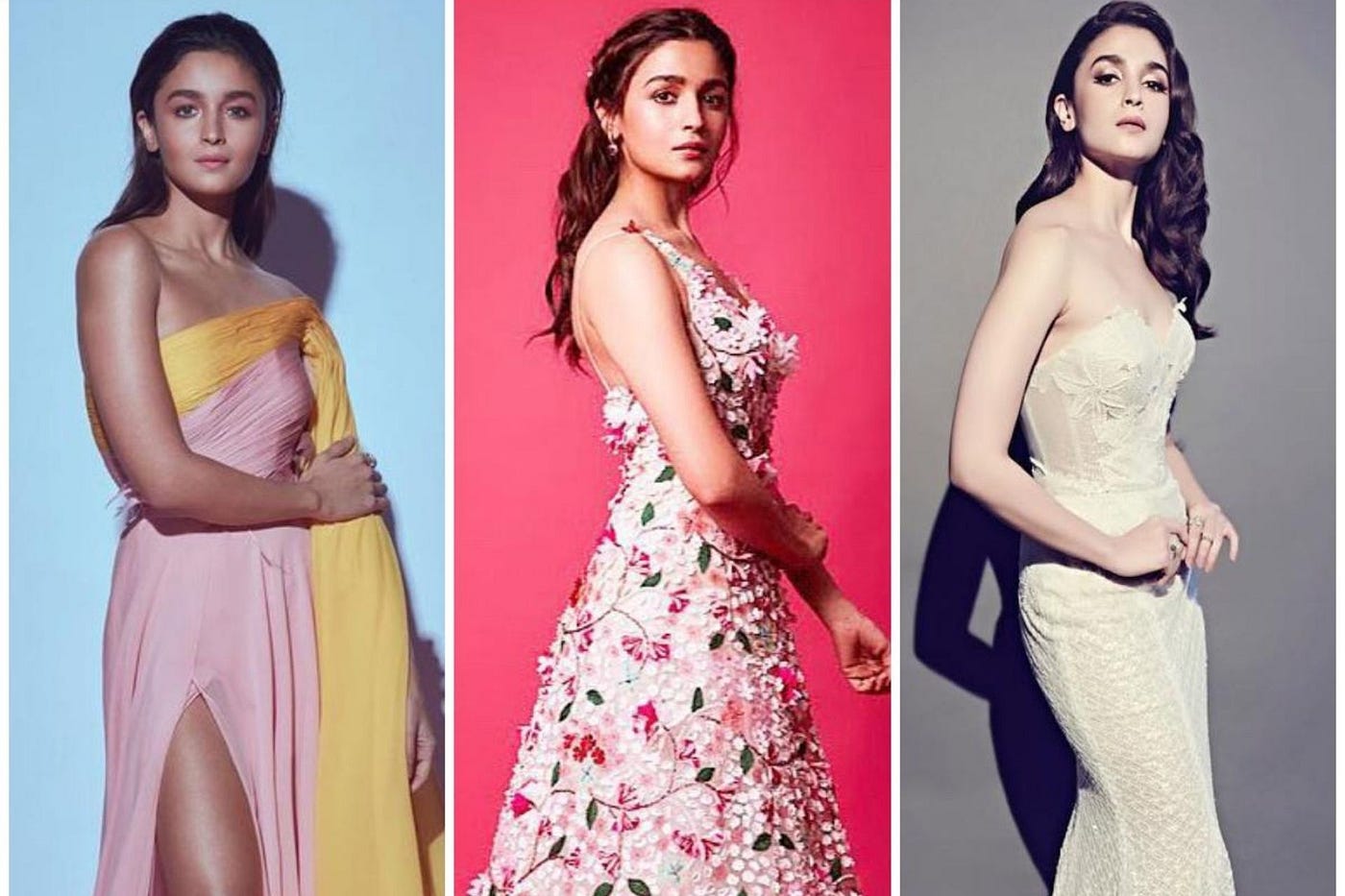 Alia bhatt cheap pink gown