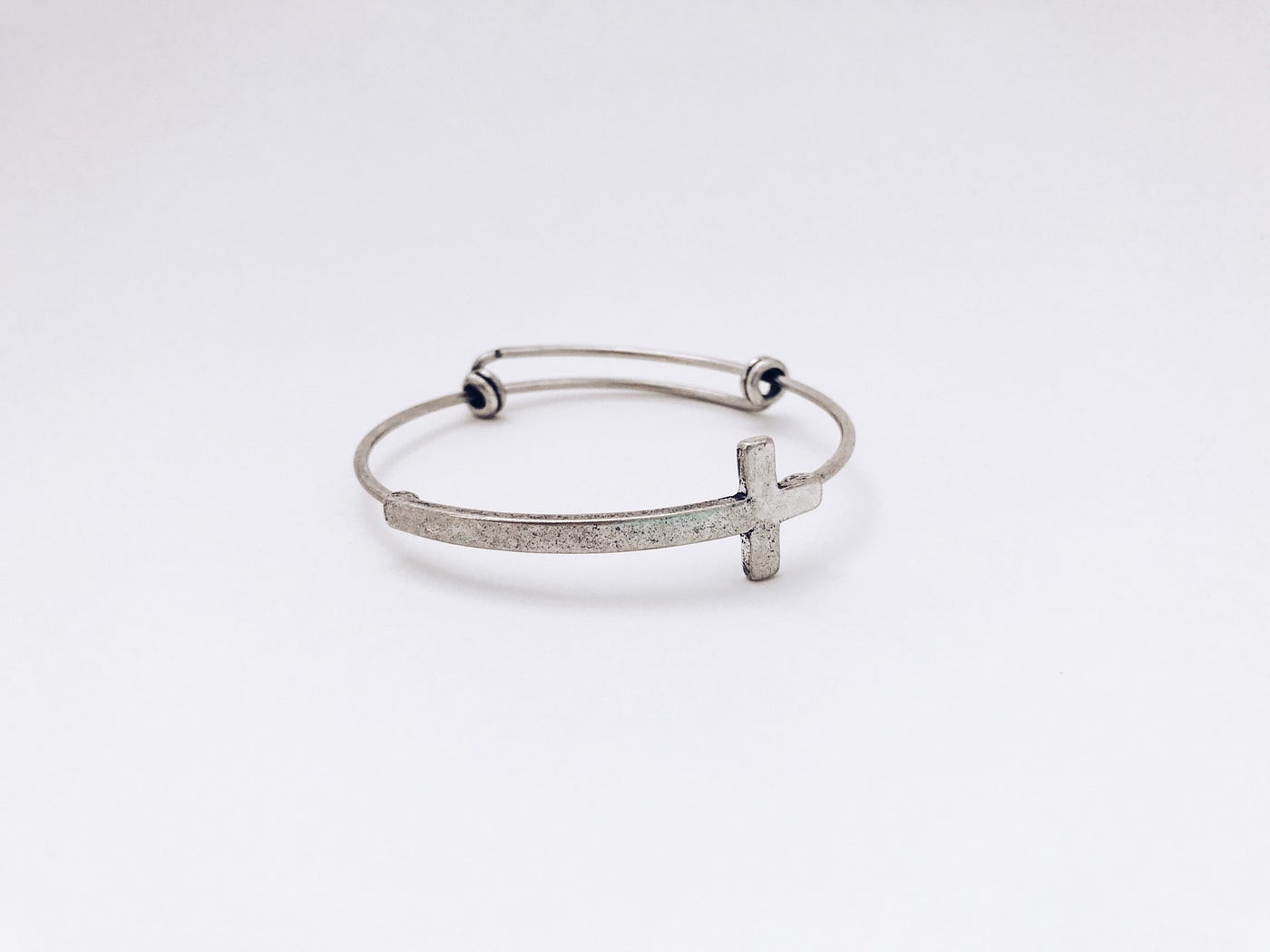 Louis Vuitton Silver Stackable Bracelet Black Gold