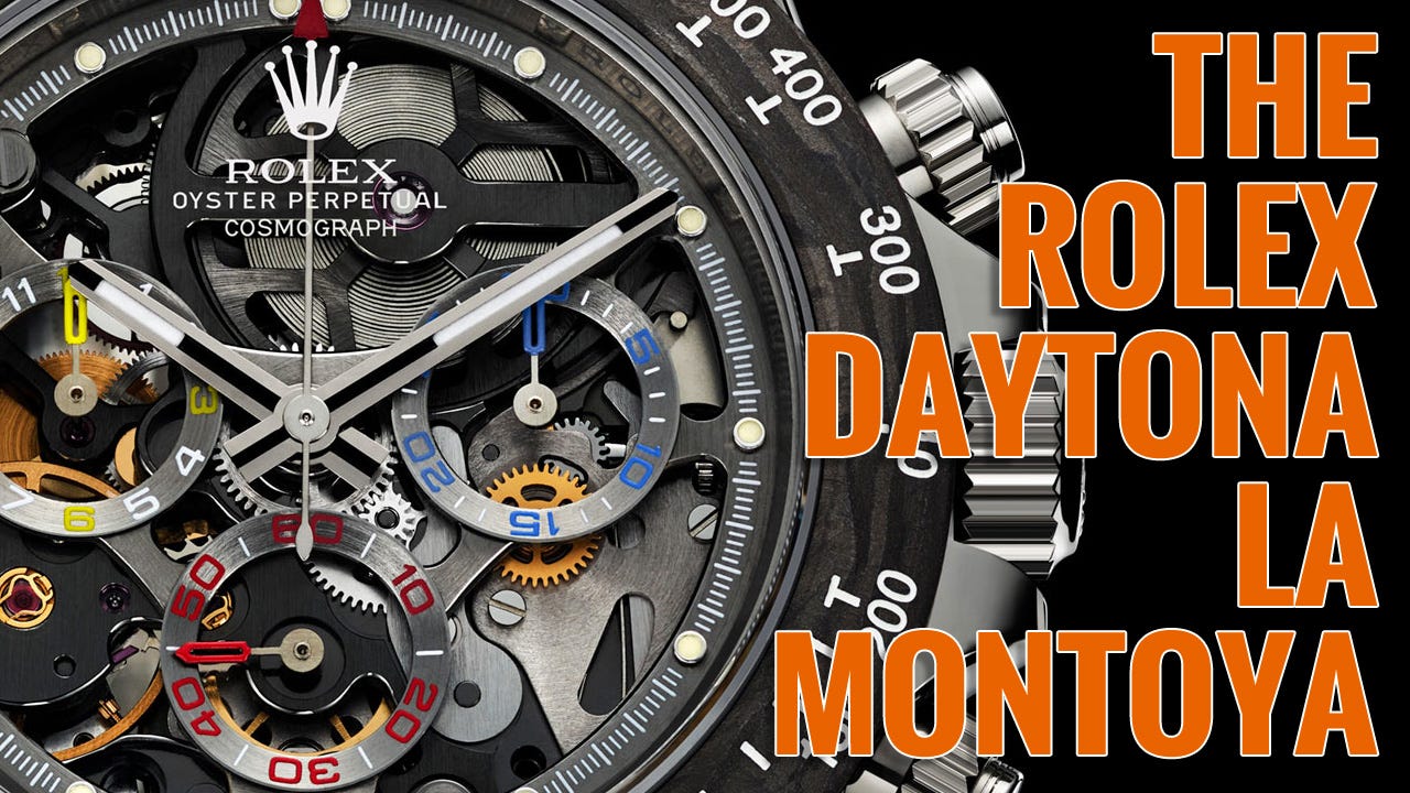 The New Rolex Daytona La Montoya — Watch Modifications & Beautiful  Skeletons | by LuxuryBazaar.com | Medium