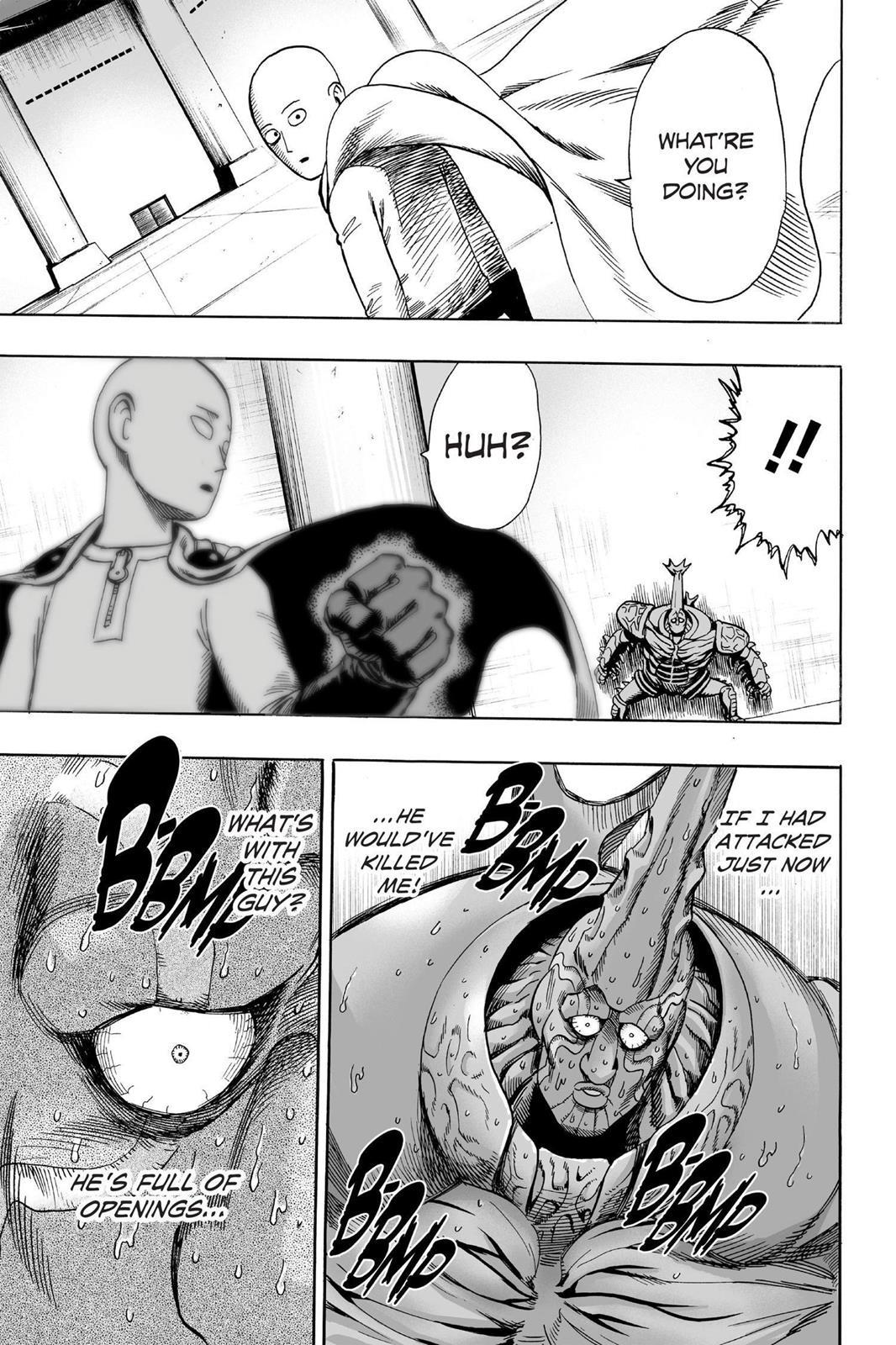 What if Cosmic Garou uses Saitama's power to enhance his own technique?  Fan-Art panel