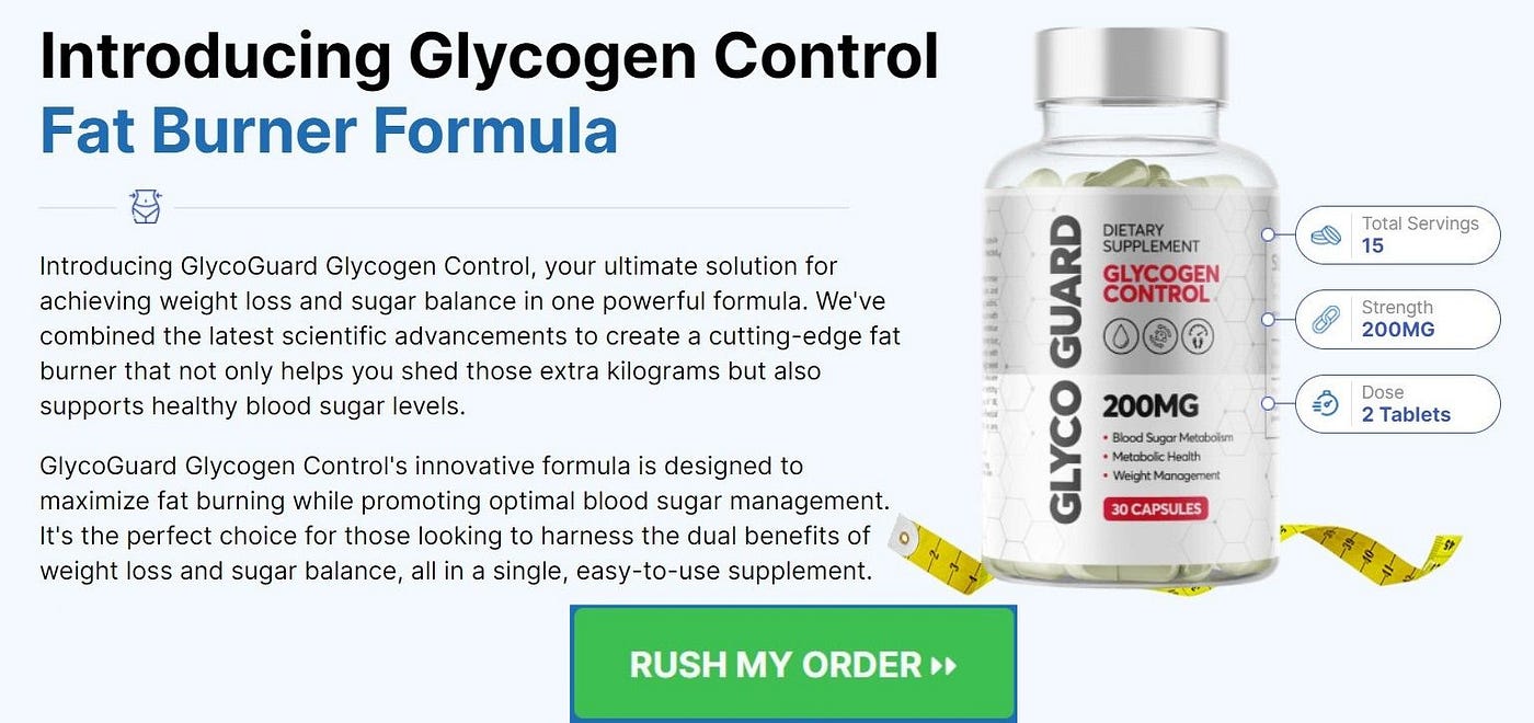 GlycoGuard Glycogen Control AU, NZ (Australia) Reviews 2024: Know All  Details From Official Website | by Keyslim | Apr, 2024 | Medium