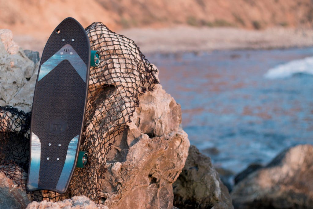 These skateboards and sunglasses are cleaning up the oceans