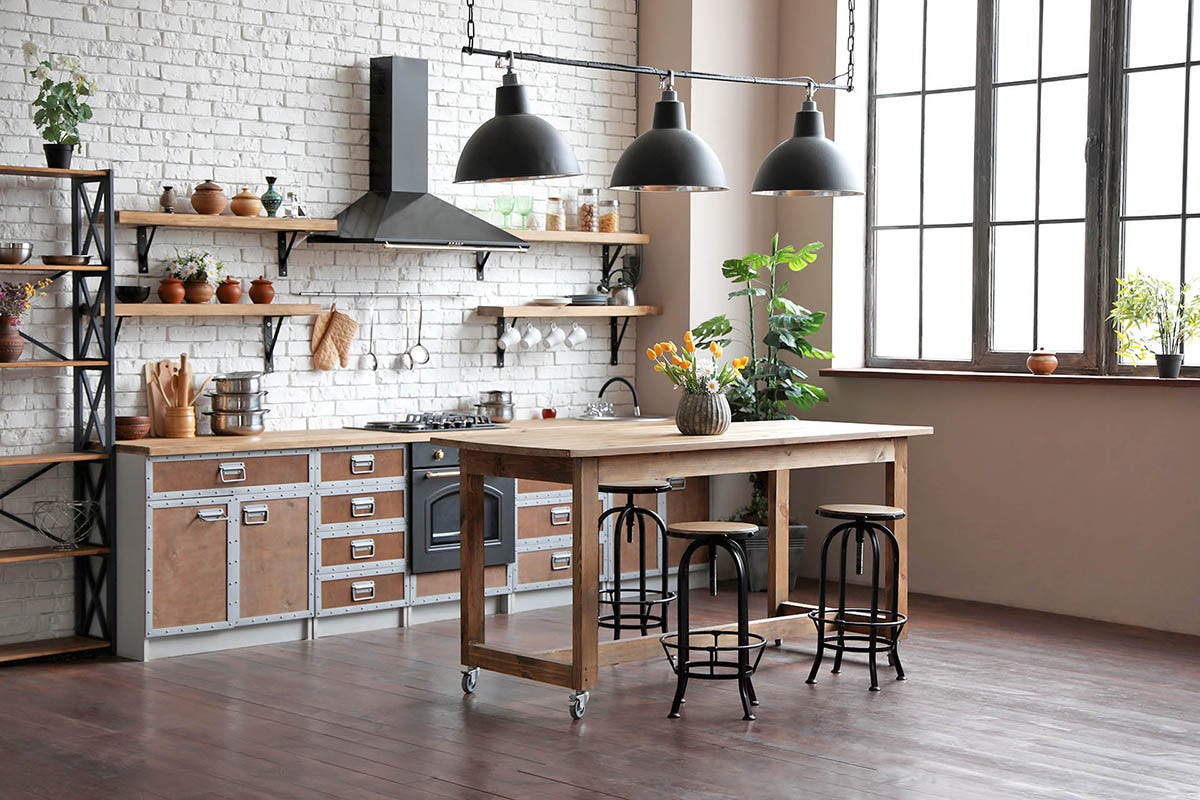 Industrial shop farmhouse decor