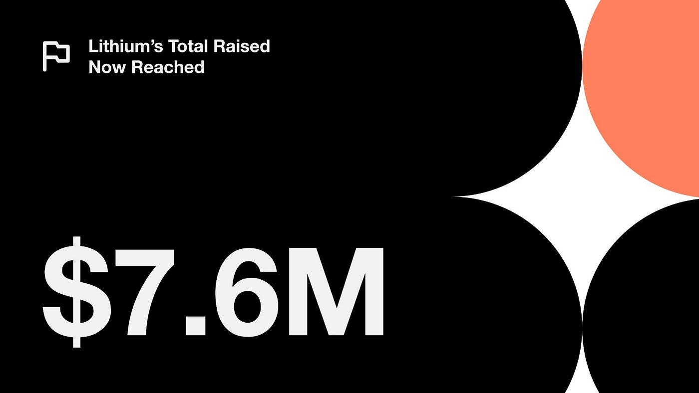 Lithium Finance Takes On Additional Investors; Total Raise Reached $7.6M |  by Lithium Finance | LithiumFinance | Medium