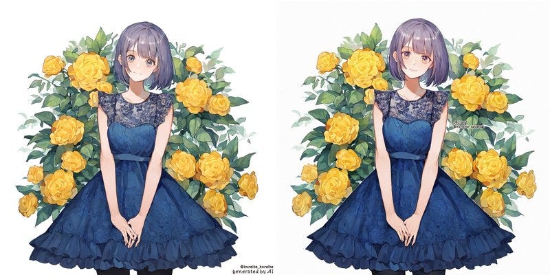 Creating illustrations using NovelAI Diffusion Vibe Transfer