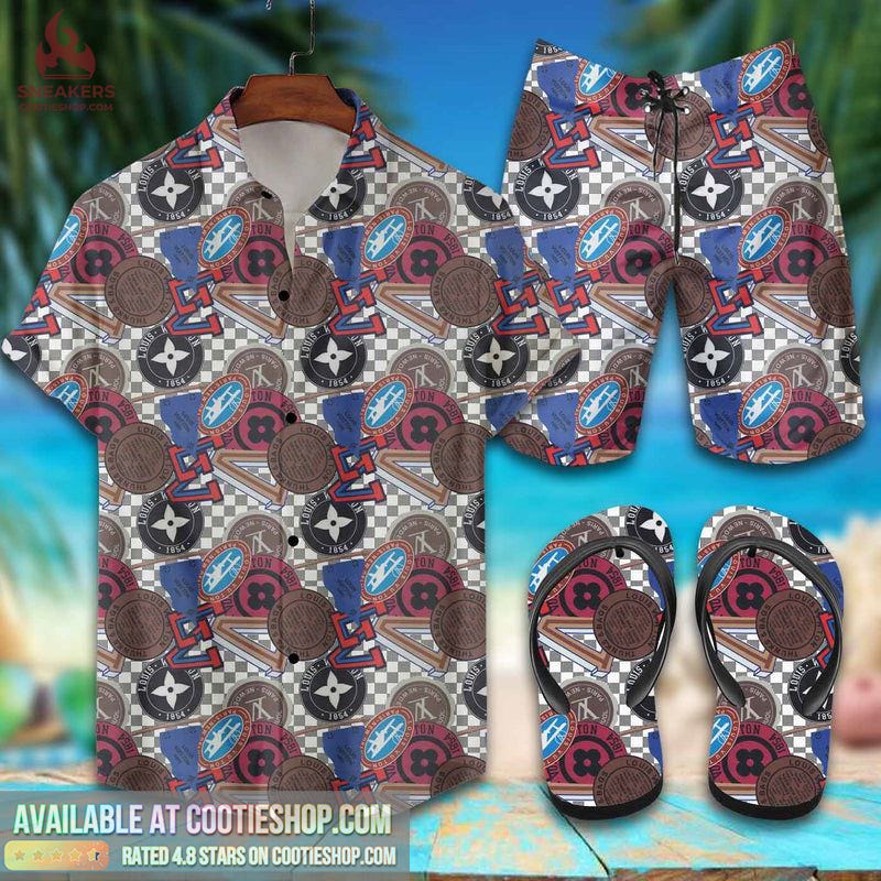 Louis Vuitton Flip Flops And Combo Hawaiian Shirt, Beach Shorts Luxury  Summer Clothe #summer oufits, by Cootie Shop