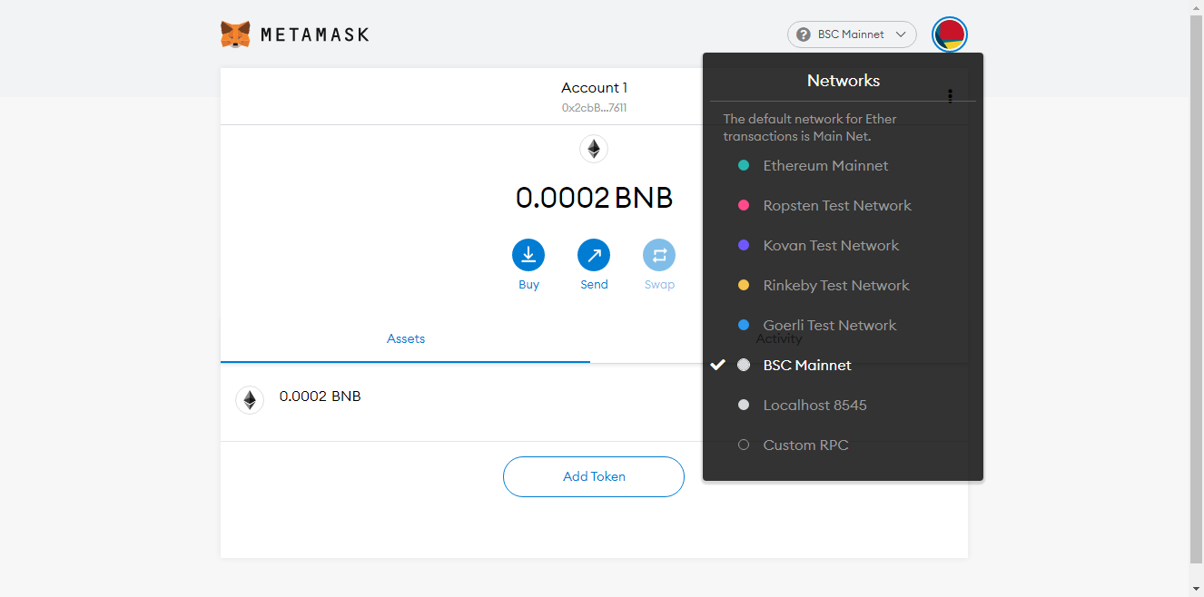 SingularityDAO Bridge — Binance Smart Chain (BSC) | by Marcello Mari |  SingularityDAO Ai-DeFi | Medium