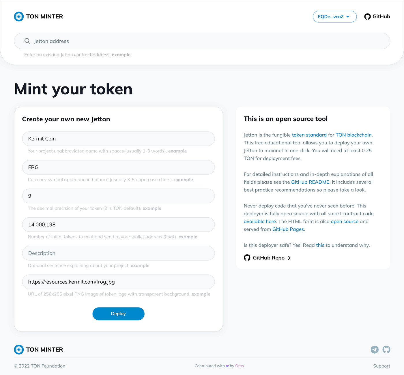 TON 민팅기(Minter) by Orbs 소개. 민팅기 (Minter) | by 오브스 코리아(Orbs Korea) | Medium