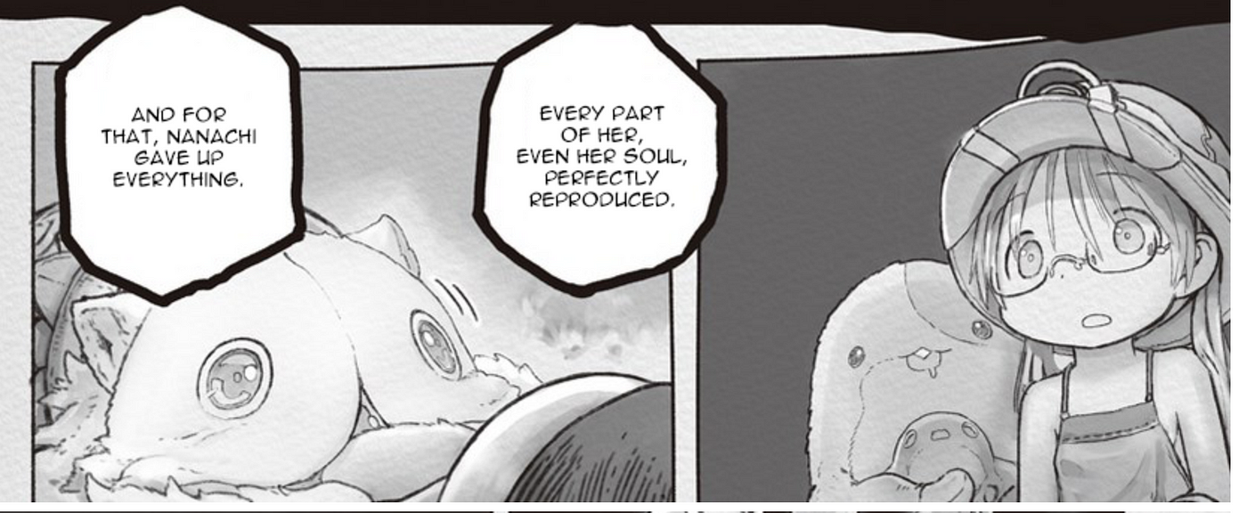 Made in Abyss Manga Recap Chapters 40–45 (And What the Hell is Going On In  The Ilblu Village), by Nopal Dude