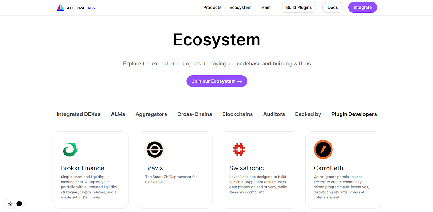 Algebra Integral: the first live modular AMM revolutionizing DeFi | by  Algebra | Medium