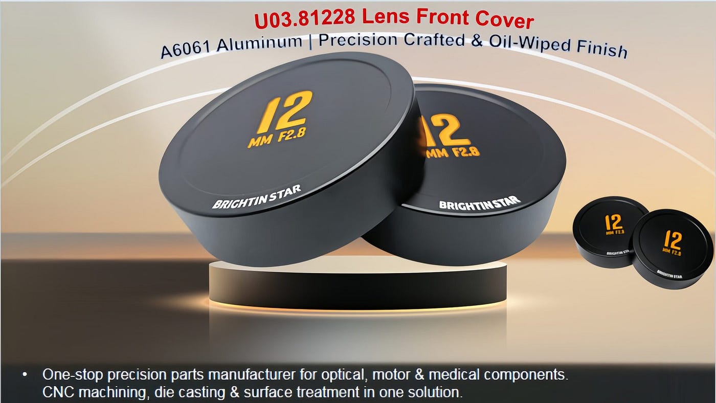 CNC Machining of U03.81228 Lens Front Cover in A6061 Aluminum — OKA-AoQi Group