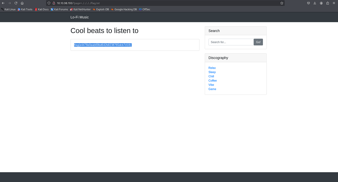 🎧 TryHackMe — Lo-Fi Room Walkthrough | by Aditya Bhatt | InfoSec Write-ups