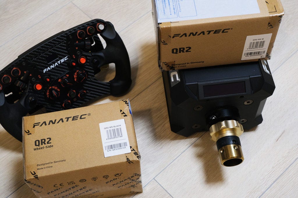 FANATEC QR2 Base-Side (Type-M) and QR2 Wheel-Side Review | MASK