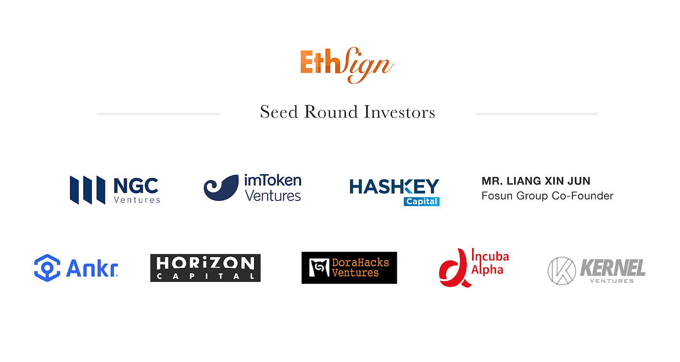 Invested by crypto builders, EthSign is ready for launch and real adoption  | by Xin Yan | Sign | Medium