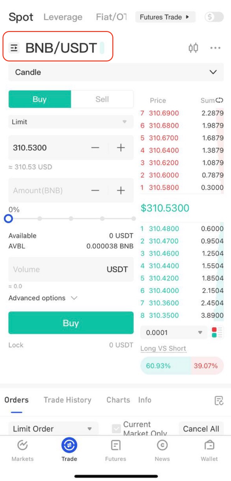 Buying USDT and BNB on Gate.io and withdrawing cryptocurrency | by MARS DAO  | MARS DAO | Medium