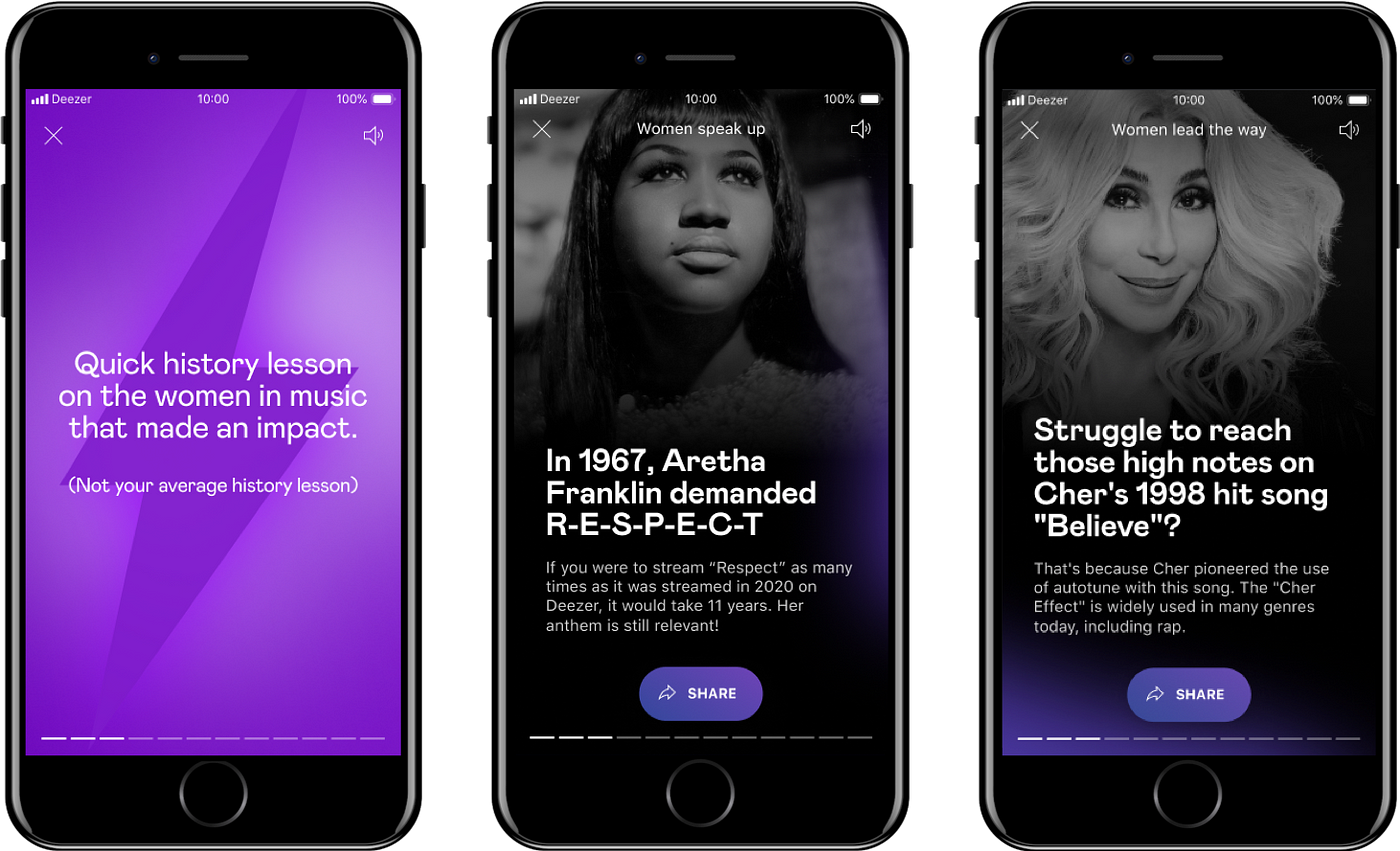 Women's Voices — A Product Story - by Aina Demirova - Deezer.io