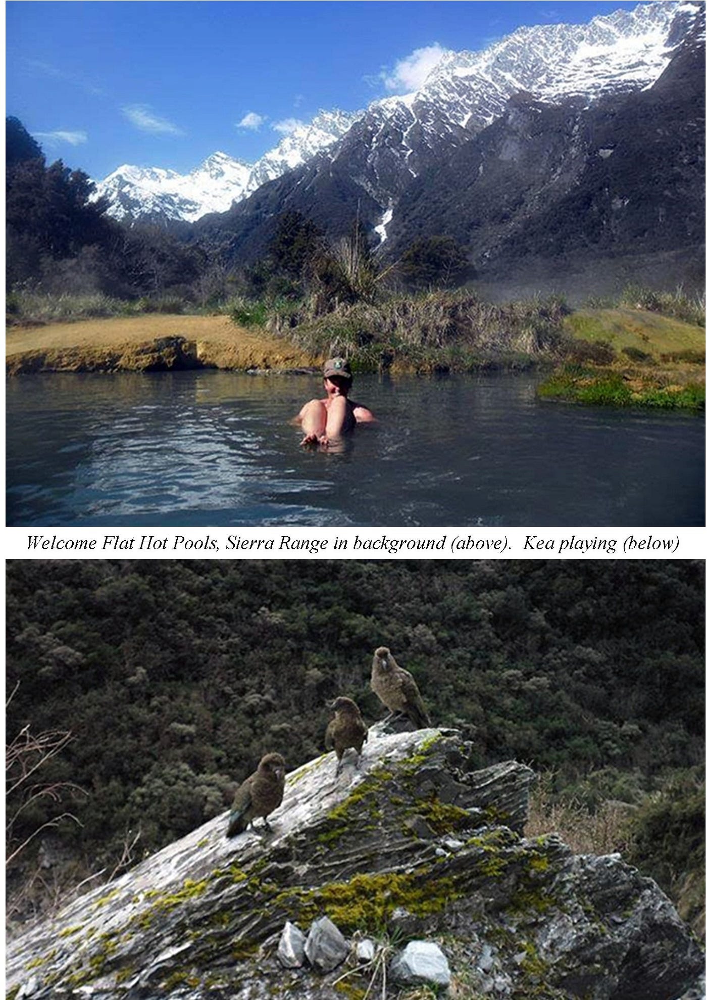 Welcome Flat: The best hot pools. My favourite wilderness hot