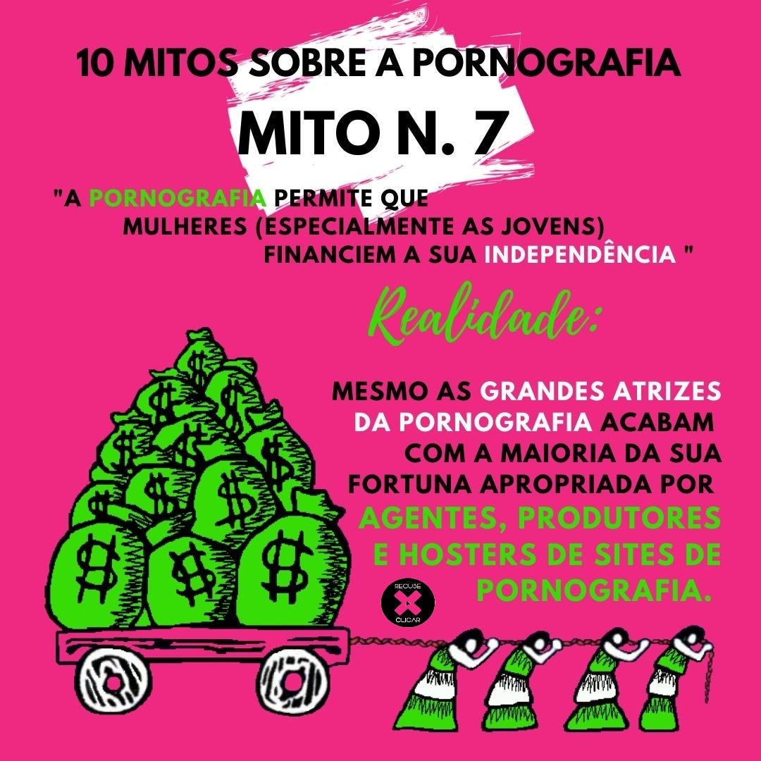 10 MITOS SOBRE A PORNOGRAFIA. Mito 1: A pornografia é uma FANTASIA e… | by  Ninka | Recuse A Clicar | Medium