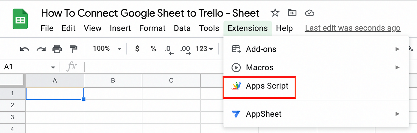 Google Sheets script for Trello V2 ←