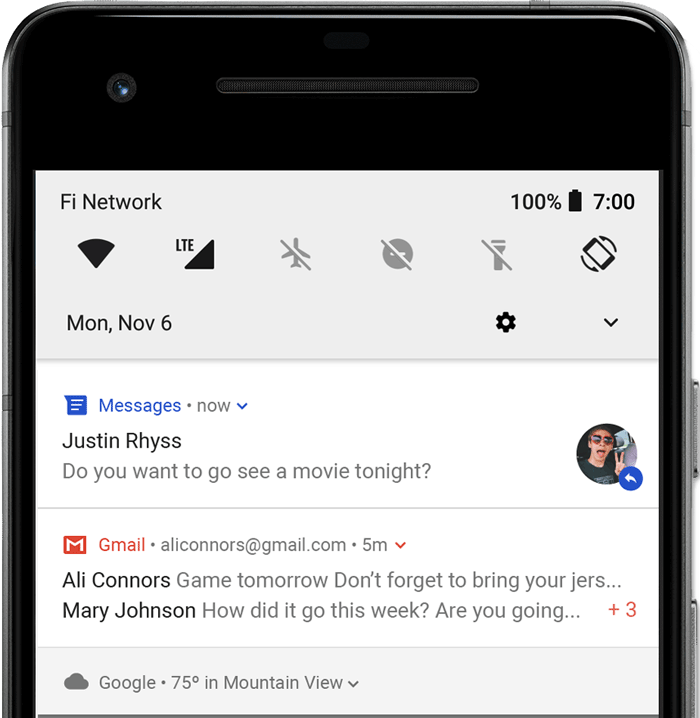 Notification icon