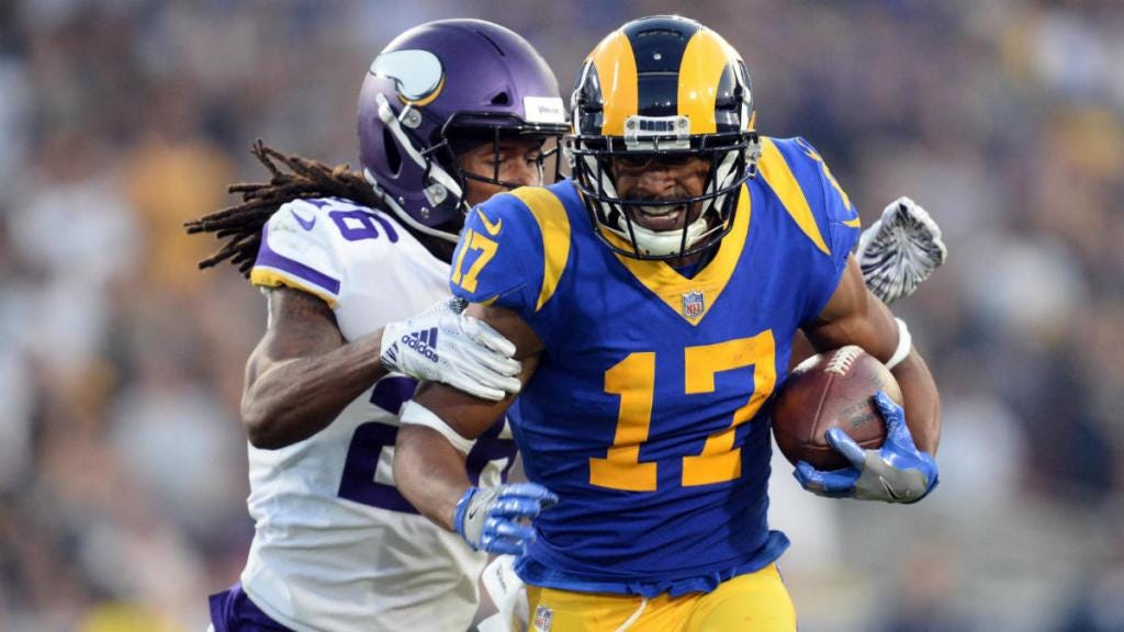 NFL Film Breakdown: Robert Woods is the Most Versatile Weapon in the Rams  Offense | by Casey Sully | The Sports Scientist | Medium