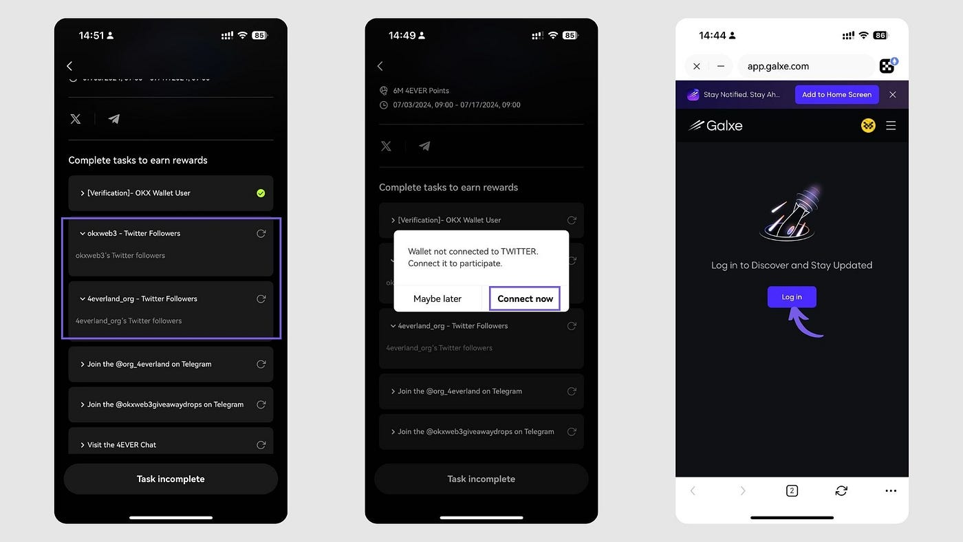 Step-by-Step Guide to Participating in the 4EVERLAND & OKX Wallet Web3  Giveaway | by 4EVERLAND | 4EVERLAND | Medium