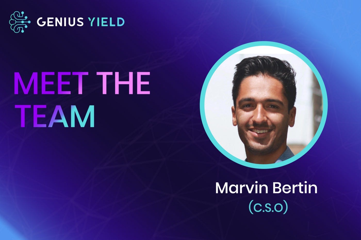Incontra il team di Genius Yield! Un’intervista a Marvin Bertin — C.S.O.