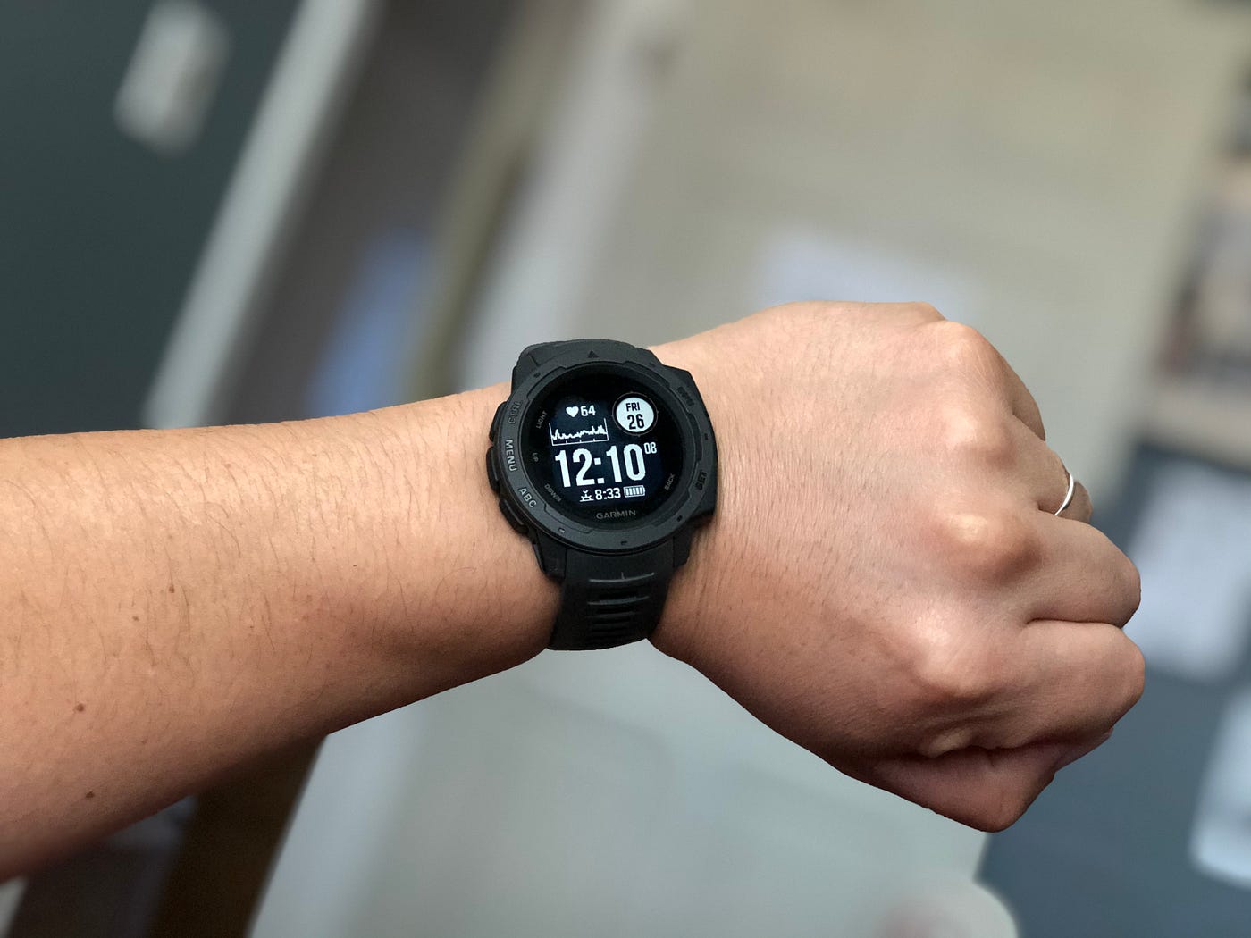 Garmin watch with online sleep tracking