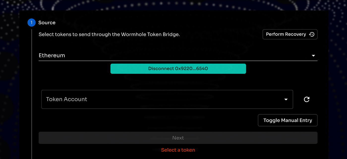 Step by Step: How To Transfer Eth Assets to Solana Using Wormhole V2 | by  Meteora | Medium