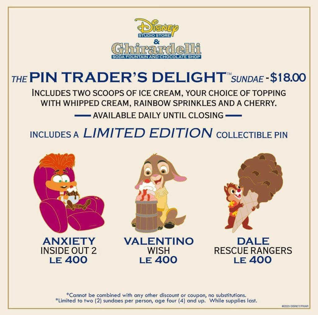 Disney Studio Store Hollywood Pin Trader's Delight March 2025