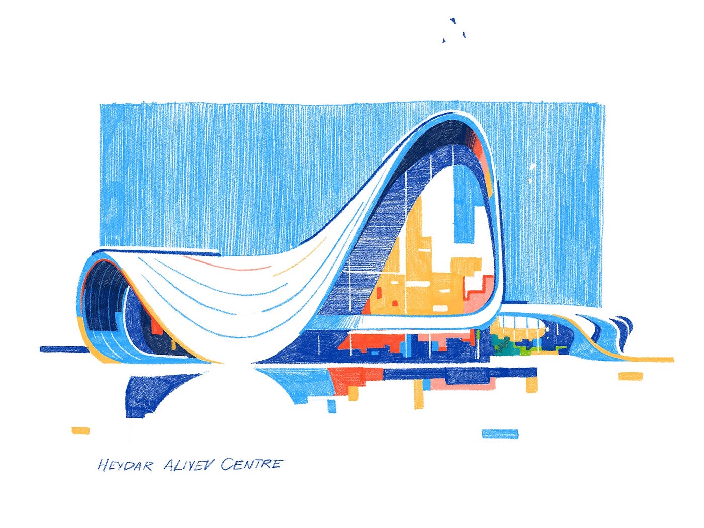 Scenic Digital Illustrations Inspired by Art of Architecture | by