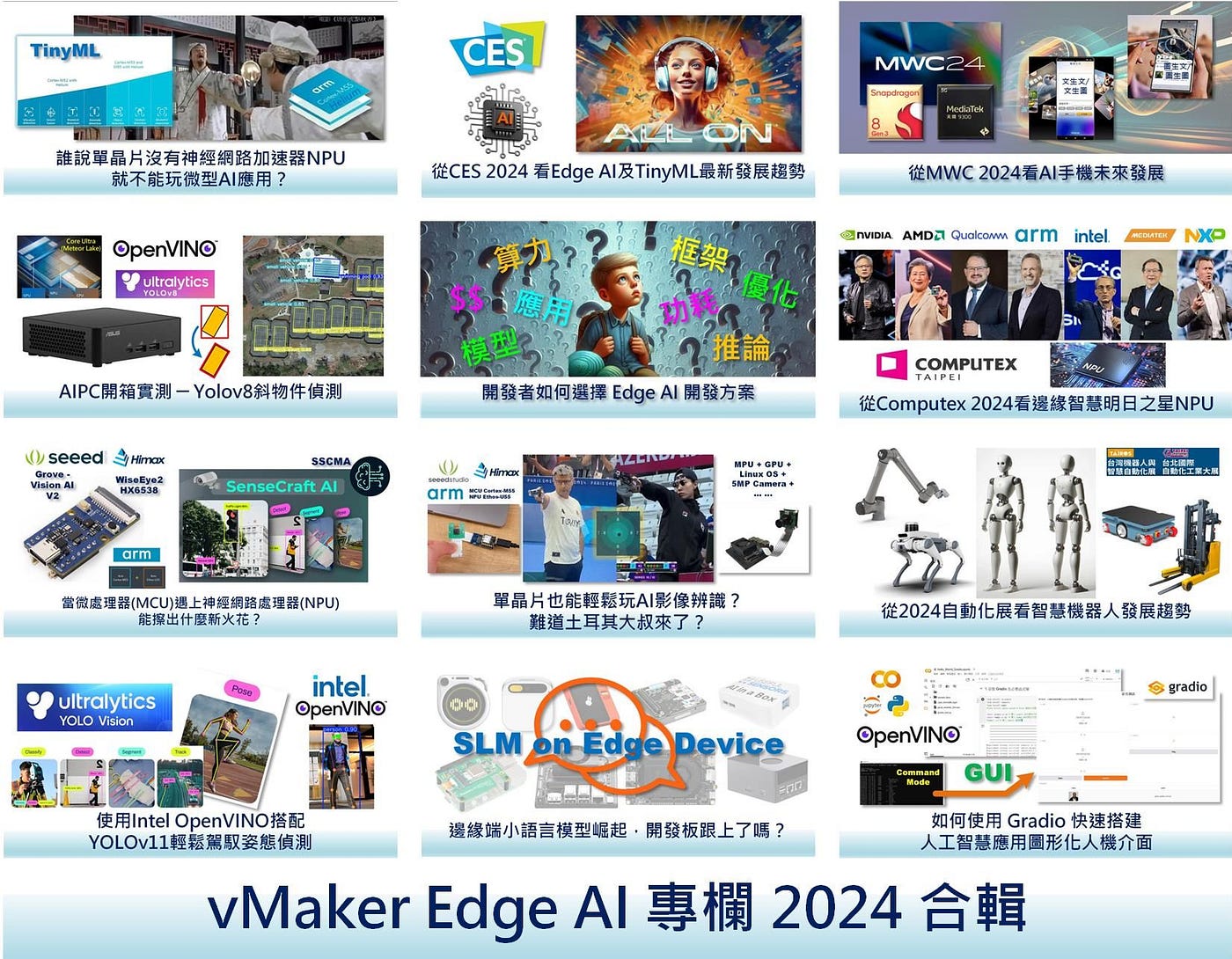 【vMaker Edge AI專欄】 2024 合輯