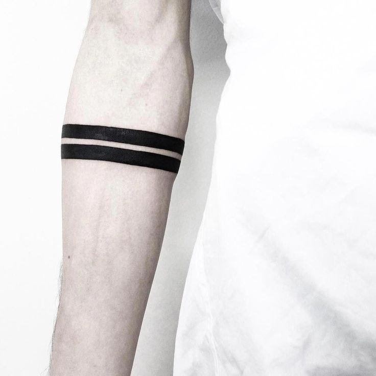 Bicep Solid Band Tattoos bicep-solid-band-tattoos