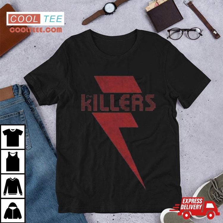The Killers Red Bolt Shirt | by Coolteee | Jan, 2024 | Medium