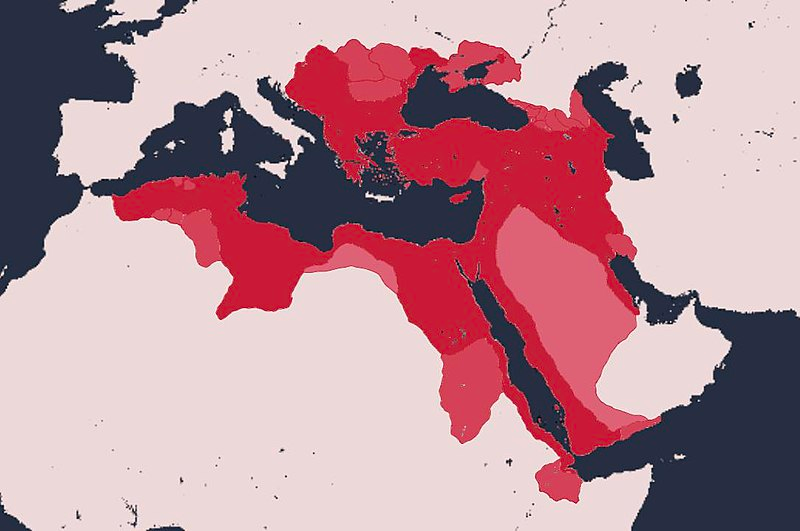 Map of the Ottoman Empire