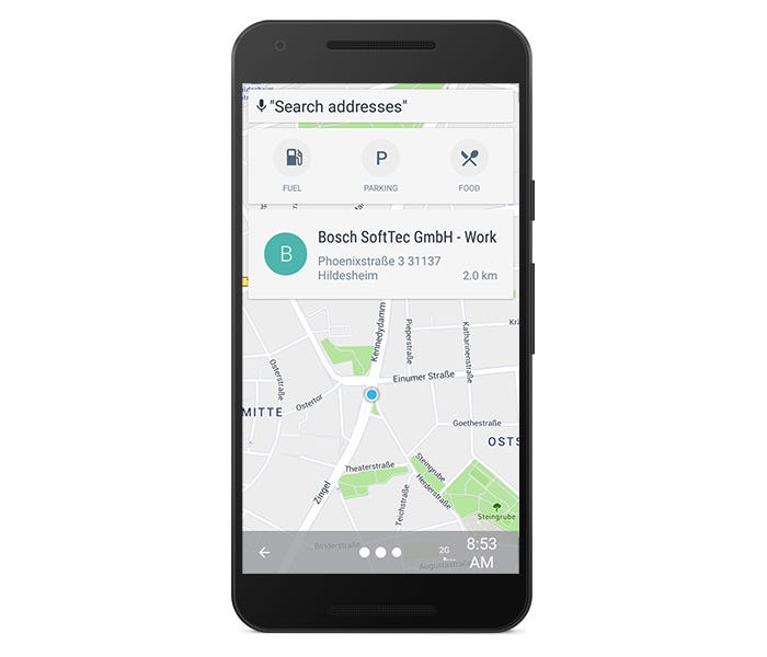 The Bosch Driving App. Improving the safety and UX of the… | by Mapbox |  maps for developers