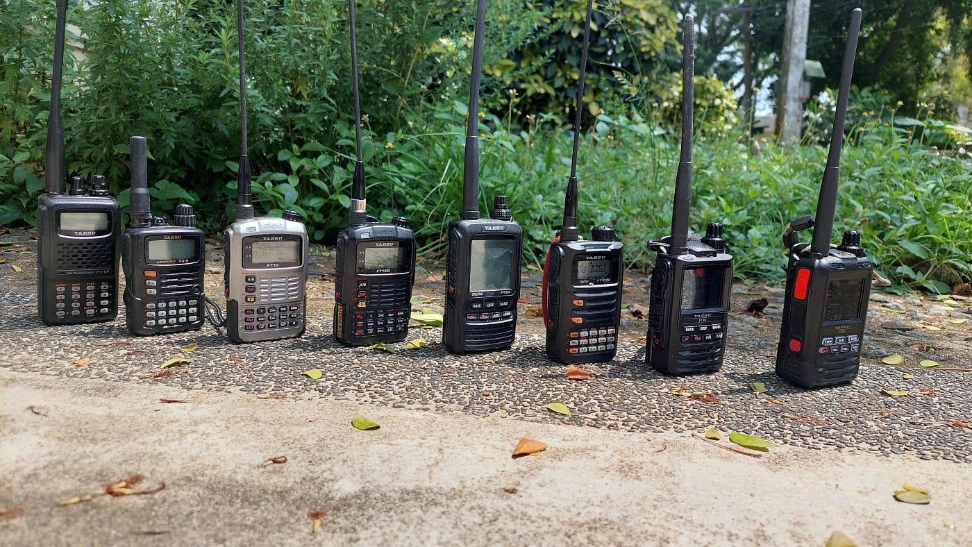 Yaesu FT70D, FT1D, FT1XD, FT2D, FT3D, FT5D comparison | by J