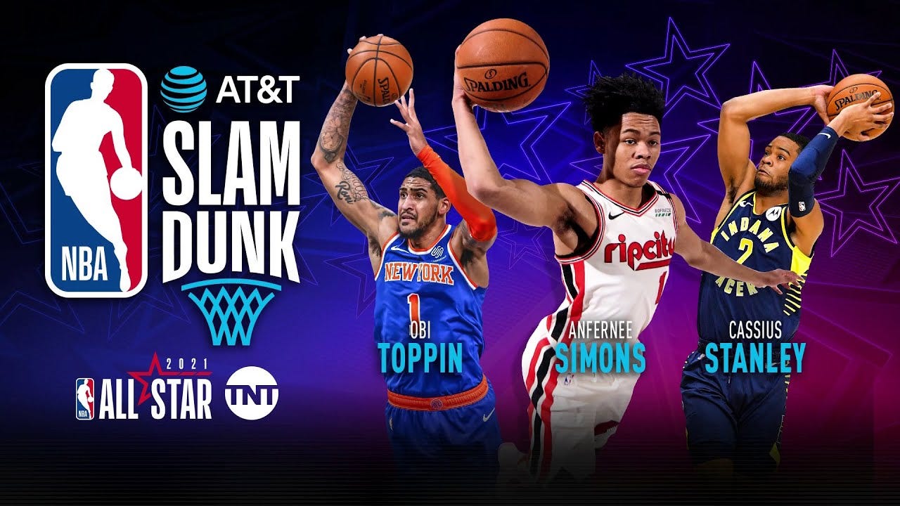 NBA All-Star: Anfernee Simons wins slam dunk contest