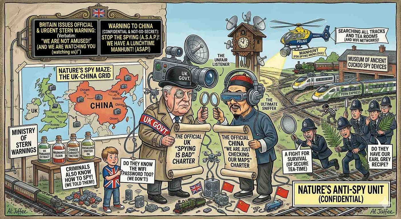Britain Warns China About Spying