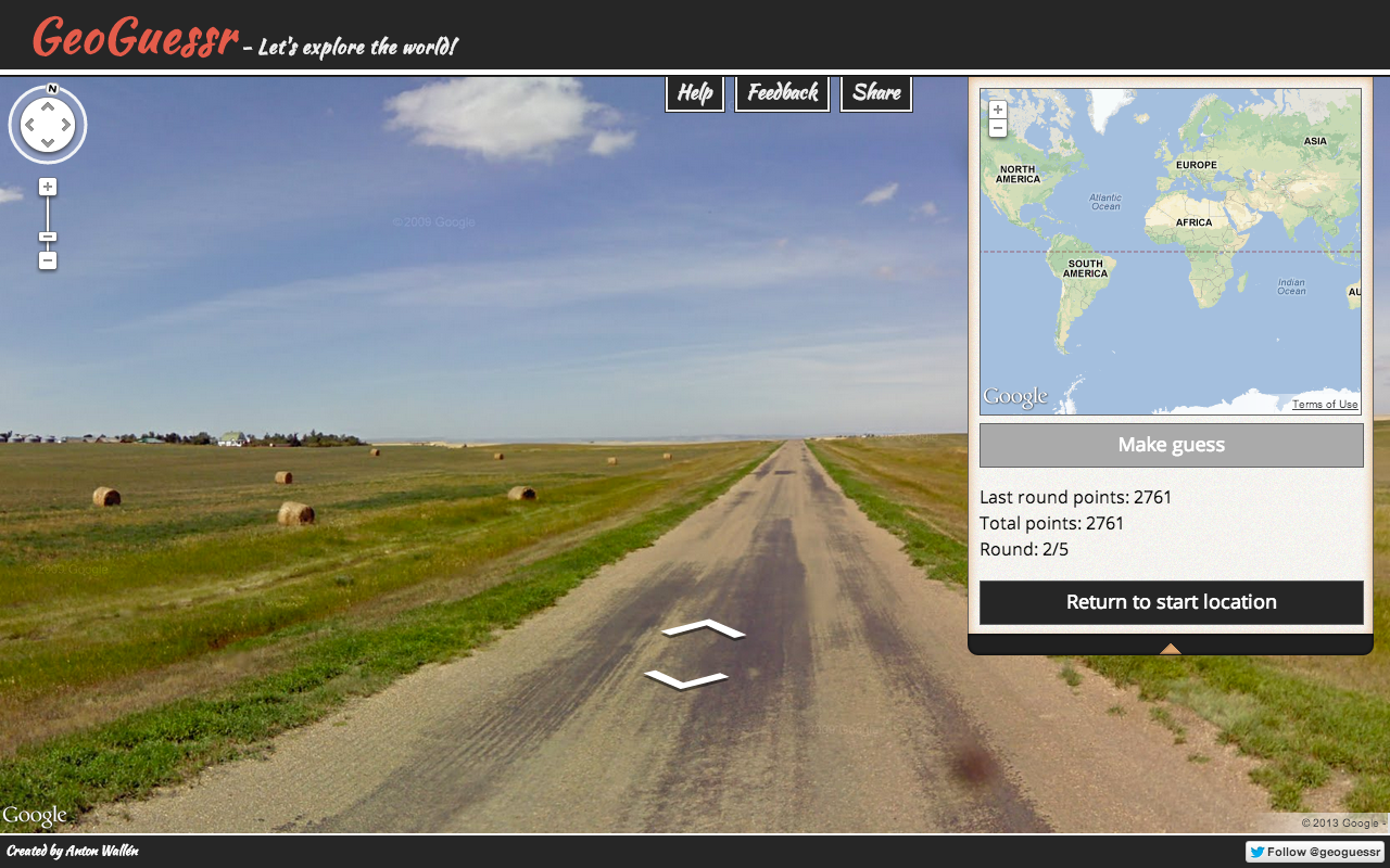 GeoGuessr turns Google Maps into a game against the clock