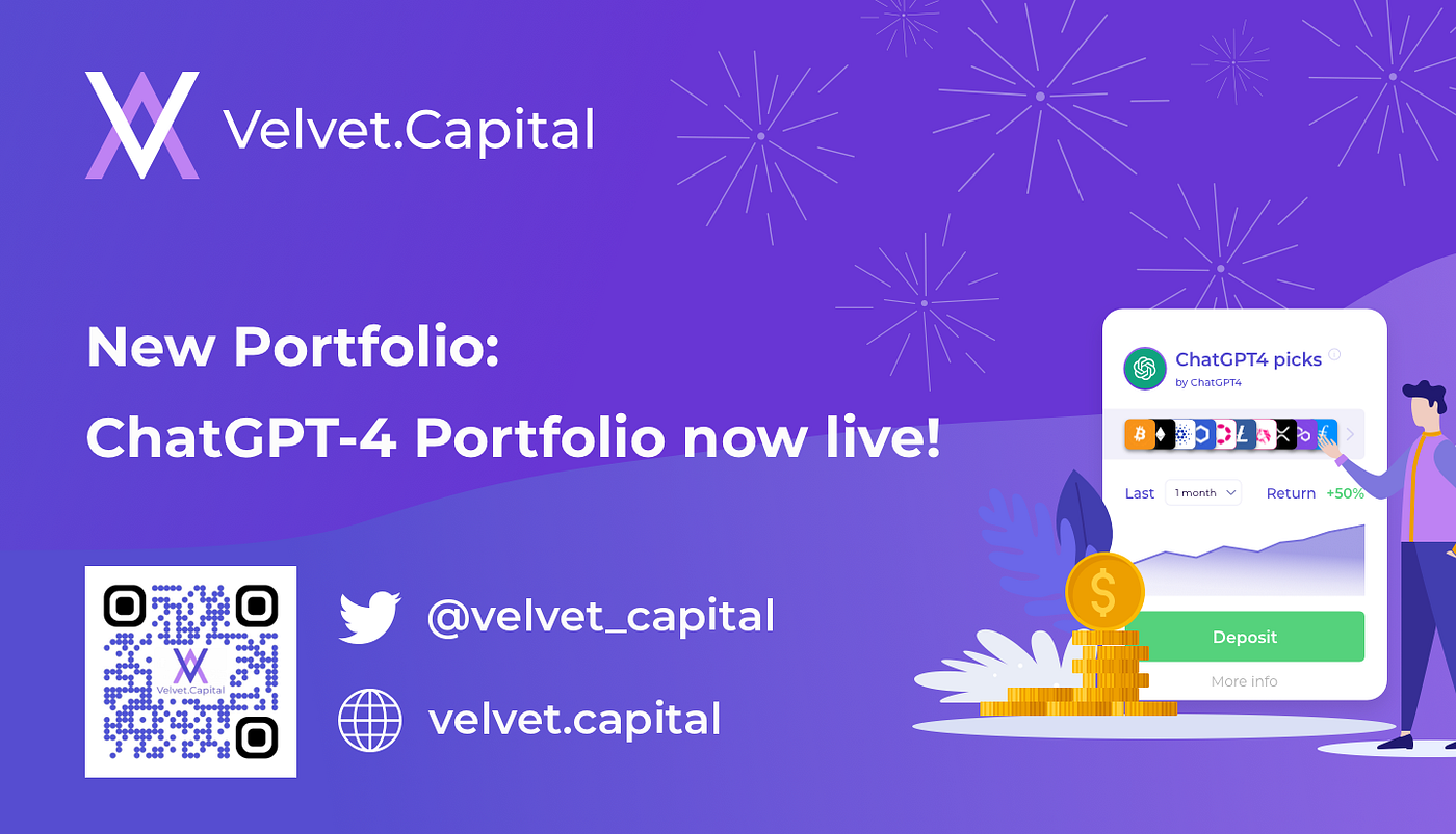 New ChatGPT-4 Powered Crypto Portfolio 🤖 | by Velvet.Capital | Medium