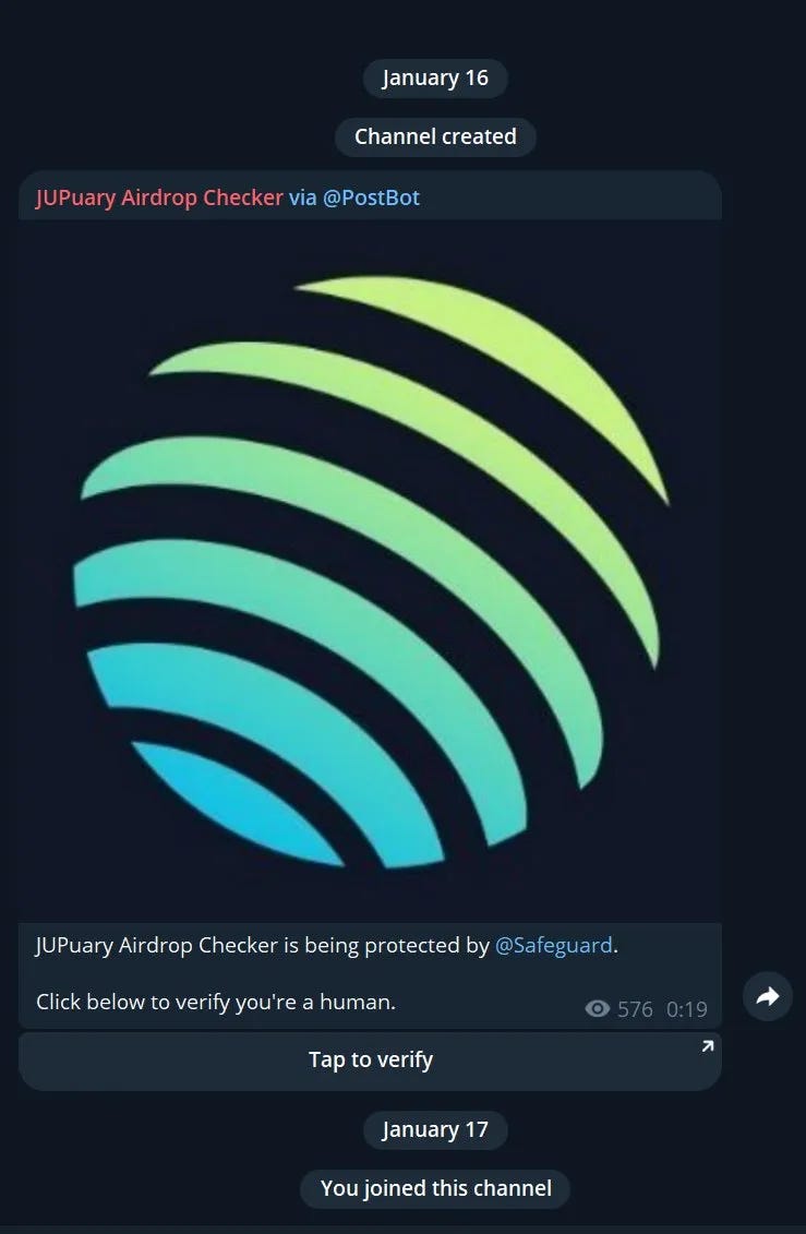 New Scam Technique | Fake Safeguard Scam on Telegram | by SlowMist | Medium