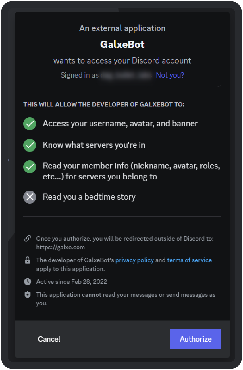 Используйте вход через аккаунт социальной сети на Galxe: войдите через  Discord, Twitter/X или по электронной почте! | by ionelan | Medium