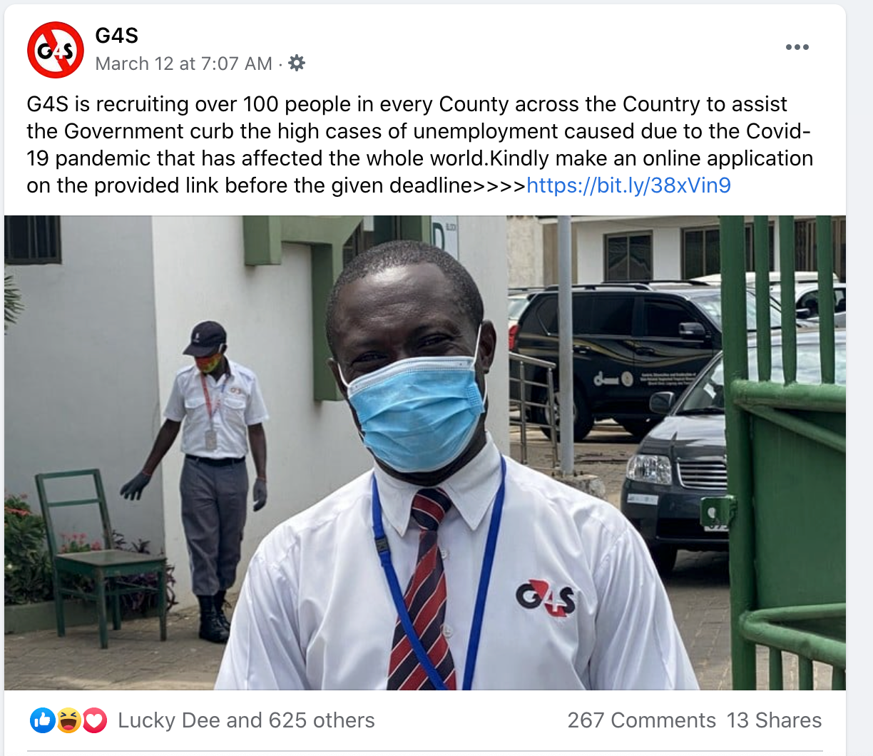 FALSE: This Facebook post advertising jobs at G4S is fake | by 