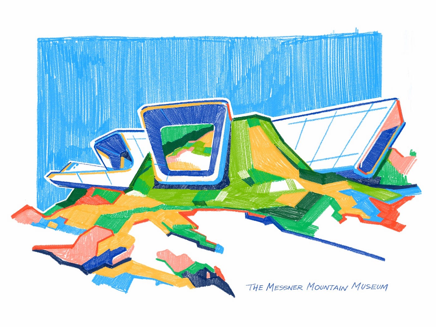 Scenic Digital Illustrations Inspired by Art of Architecture | by