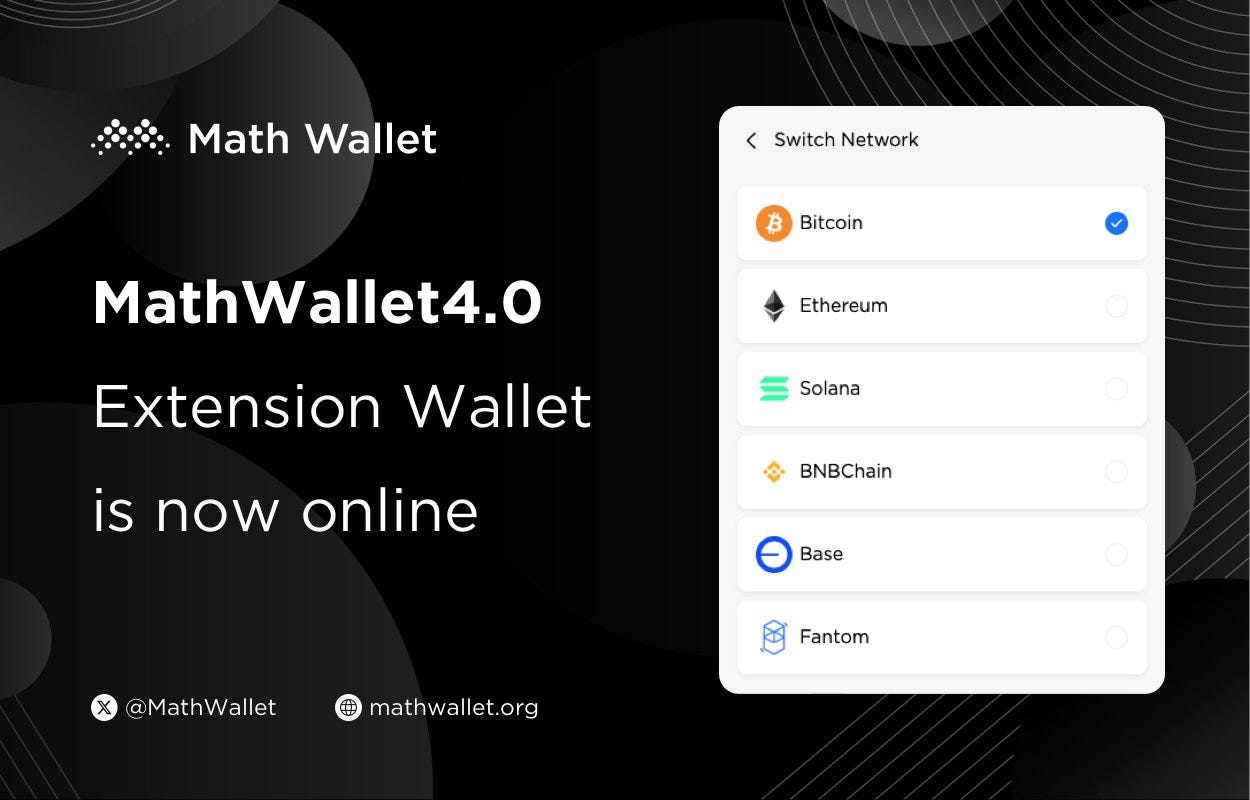 MathWallet Newsletter 2024.12.01. Welcome to the MathWallet Newsletter… |  by MathWallet Official | Medium