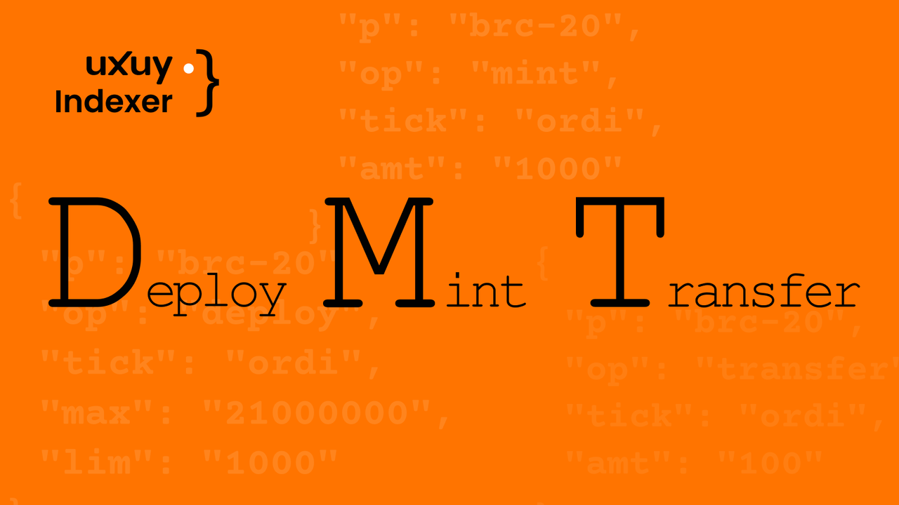 UXUY Indexer — Why inscriptions should follow the DMT Standard | by UXUY |  UXUY Blog