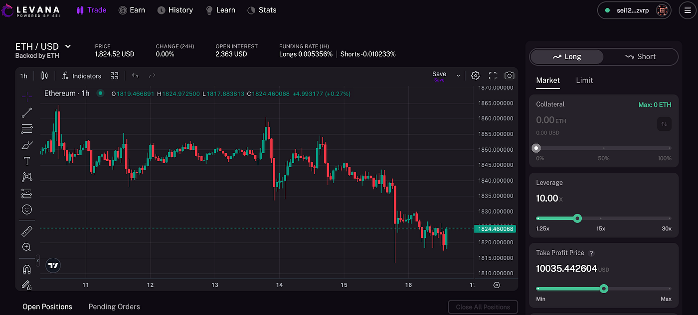 Levana Perpetual Swap Platform Sei Network Üzerindeki Eğitimi | by Levana  Dragon Rider | Medium