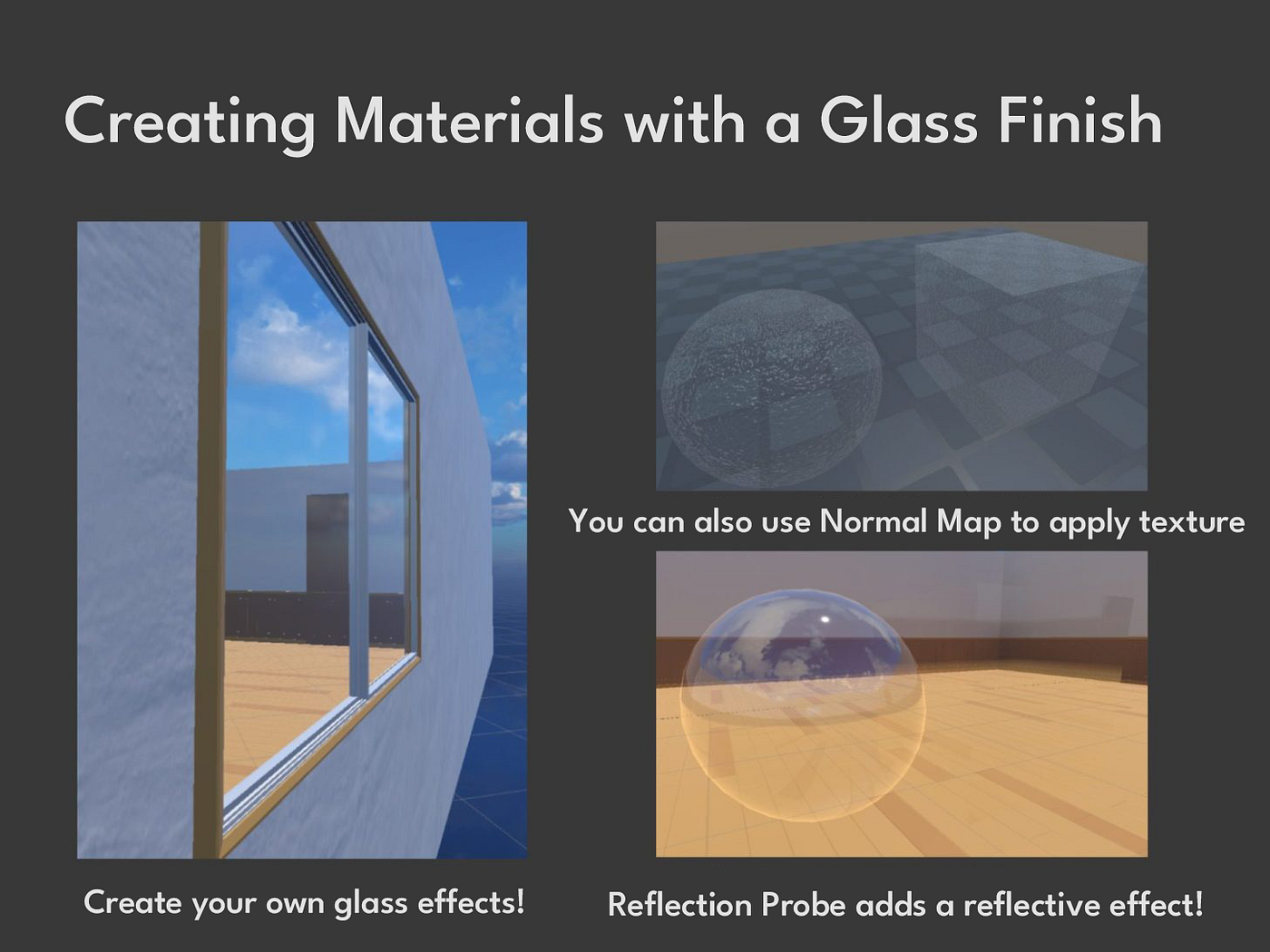 Creating a Glass Effect ─ How to Adjust Materials in Unity | by Cluster  Official | Feb, 2024 | Medium